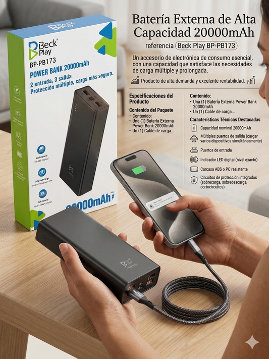 Power Bank De 20000mah