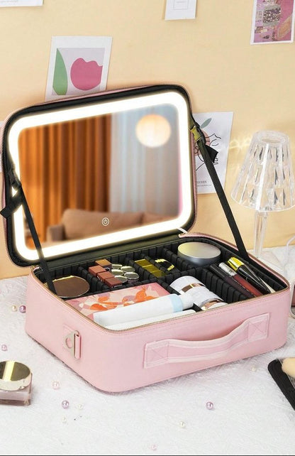 Organizador De Maquillaje Joyero Espejo